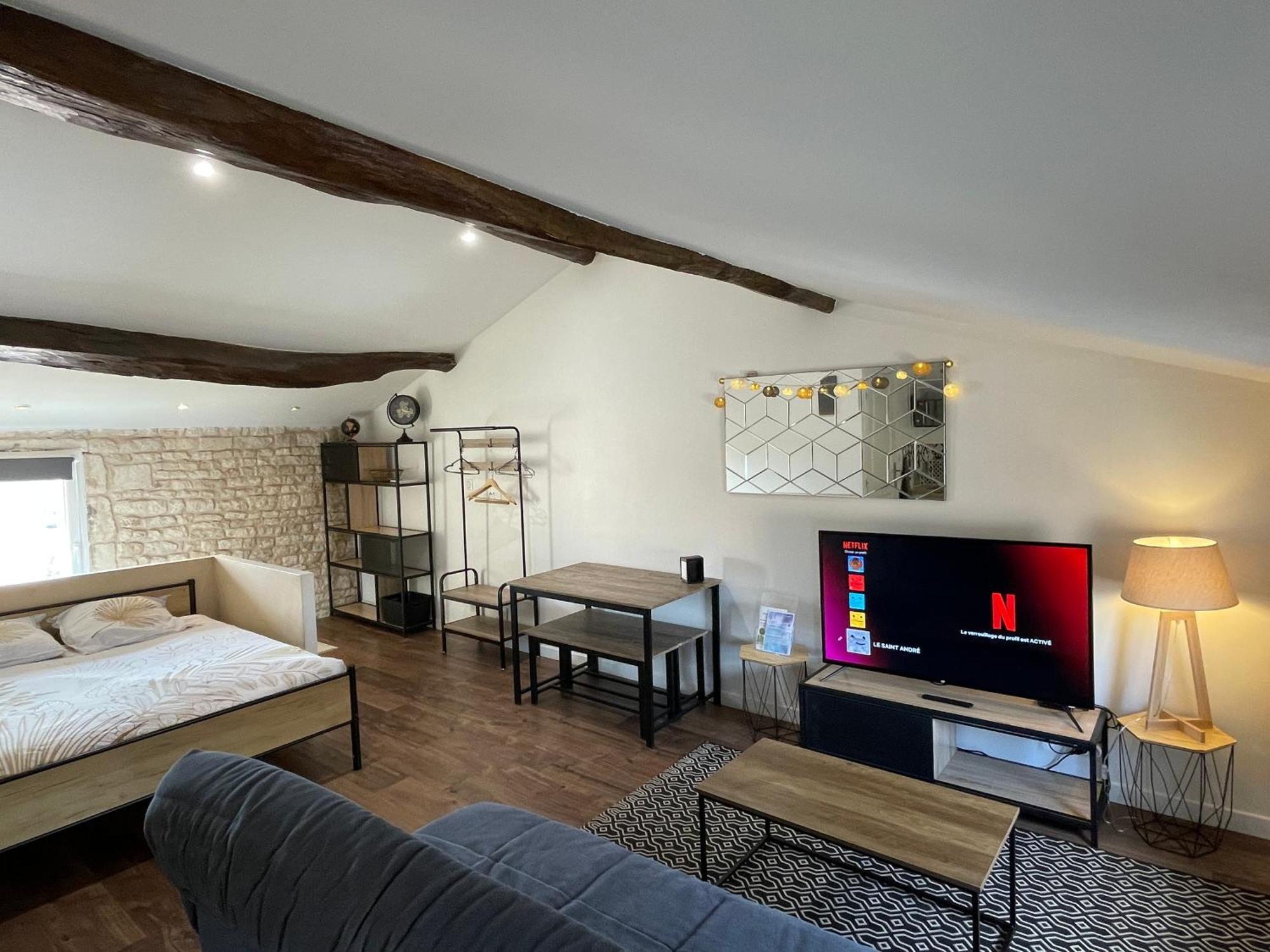 דירות ניורט Chez Jean-Yves Et Zoe - Le Saint Andre - Au Calme, Tres Propre, Proche Parkings, Clim מראה חיצוני תמונה